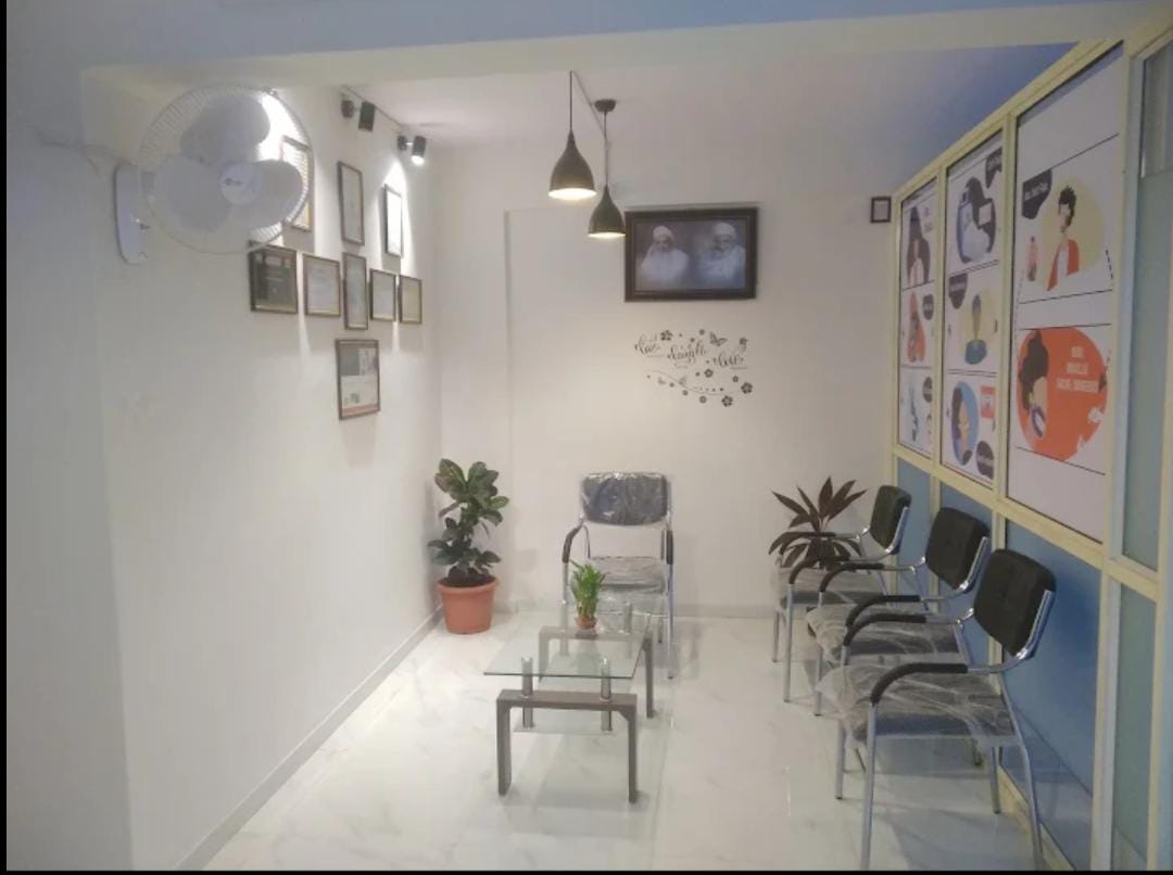 Patient waiting area at Saifee Maxillofacial Surgery, Nashik